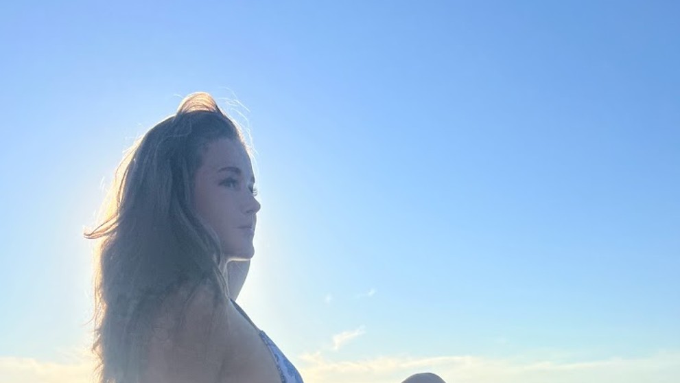 Veronika Zajícová v plavkách