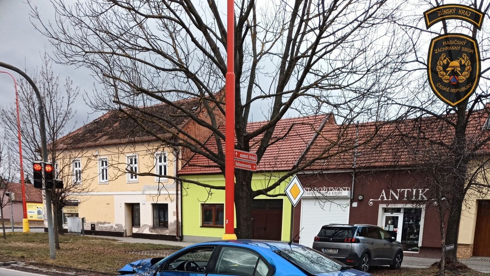 Nehoda hasičů na Uherskohradišťsku