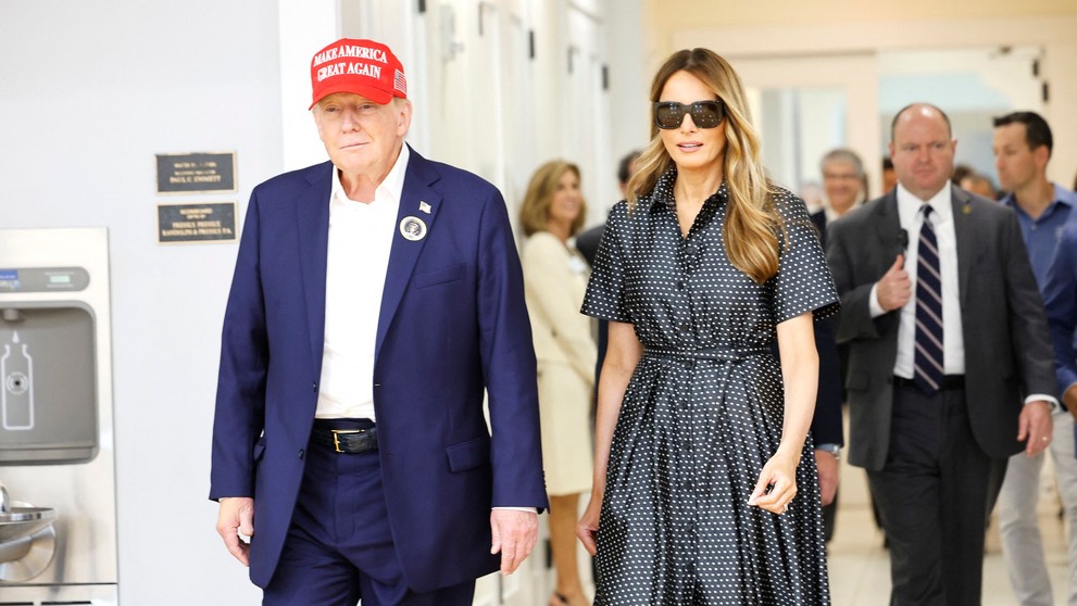 Donald Trump s manželkou Melanií Trumpovou