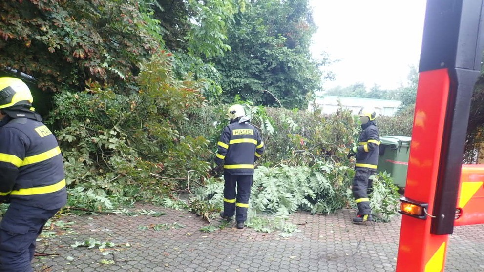 Vytrvalý desť v Moravskoslezském kraji - 2