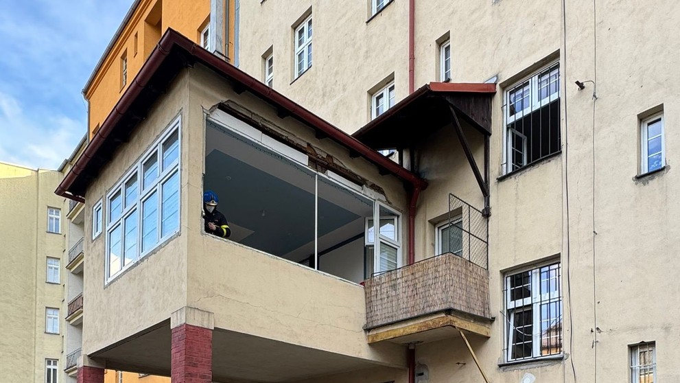 Exploze v bytu v Ostravě