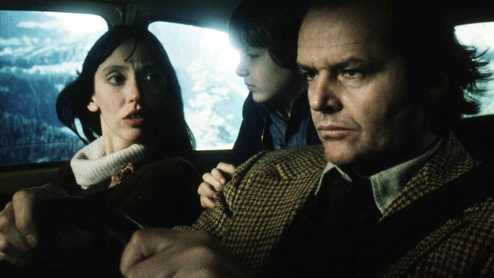 Shelley Duvallová a Jack Nicholson ve filmu Osvícení, 1980