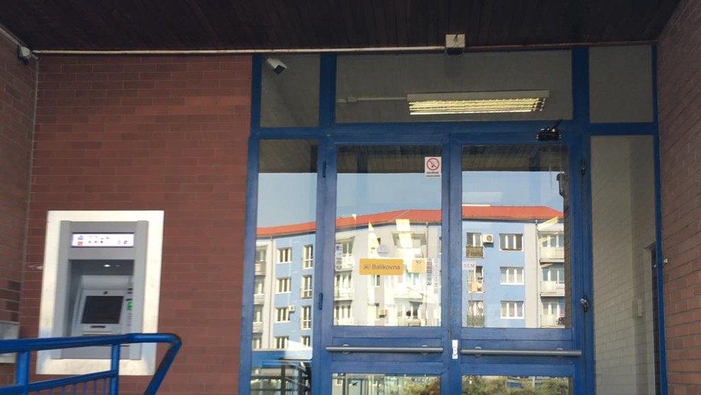 Přepadená pošta v Olomouci