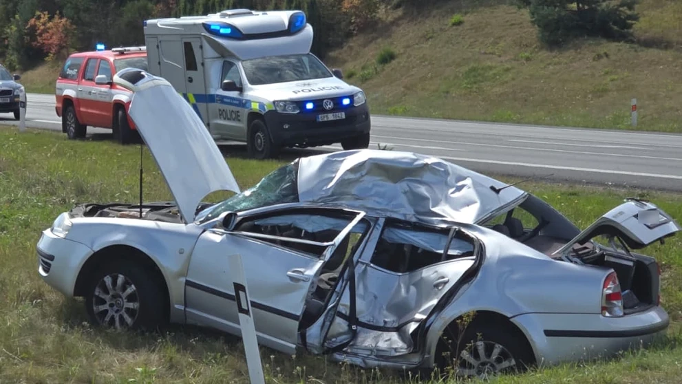 Dopravní nehoda u Plzně