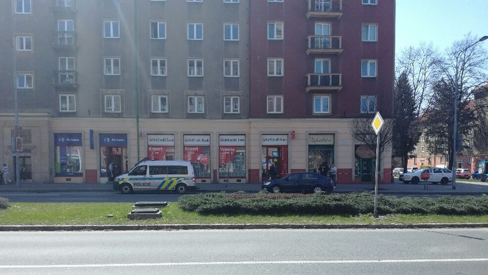 Přepadená banka v Havířově