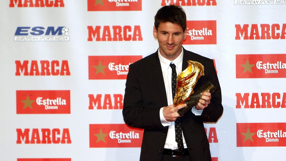 Lionel Messi Zlatá kopačka