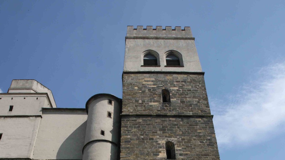 Anička skočila z věže kostela svatého Mořice v Olomouci. - 1