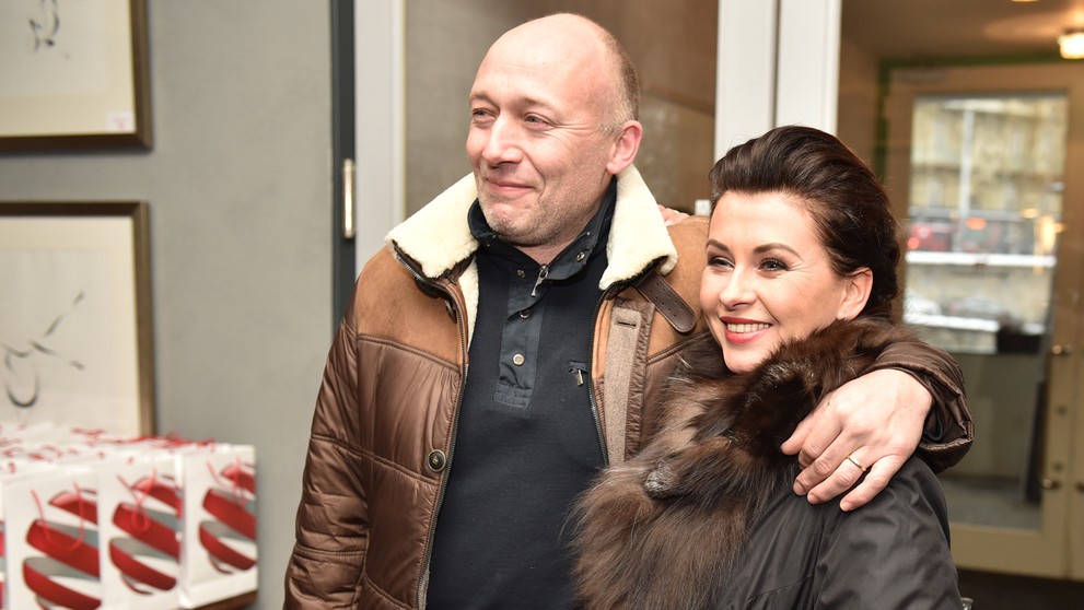 Tisková konference televize Nova - Robert Jašków a Dana Morávková