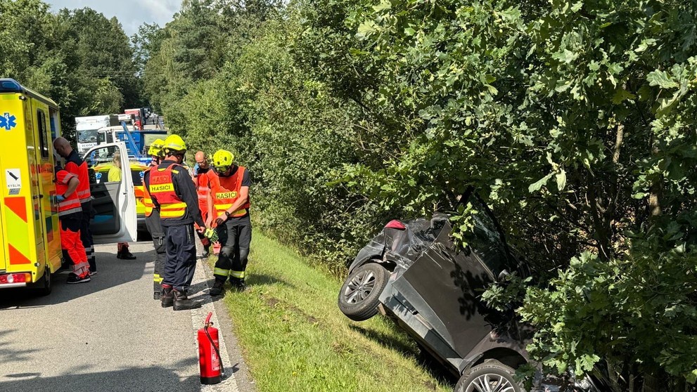 Nehoda na Jindřichohradecku  (3)