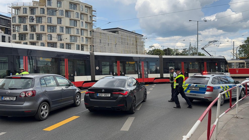 Výpadek semaforů v Praze na velkých křižovatkách