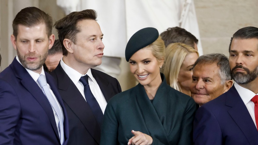 Ivanka Trumpová na inauguraci, 20. 1. 2025