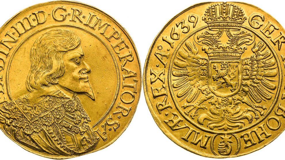 10 Dukát 1639 Ferdinanda III.