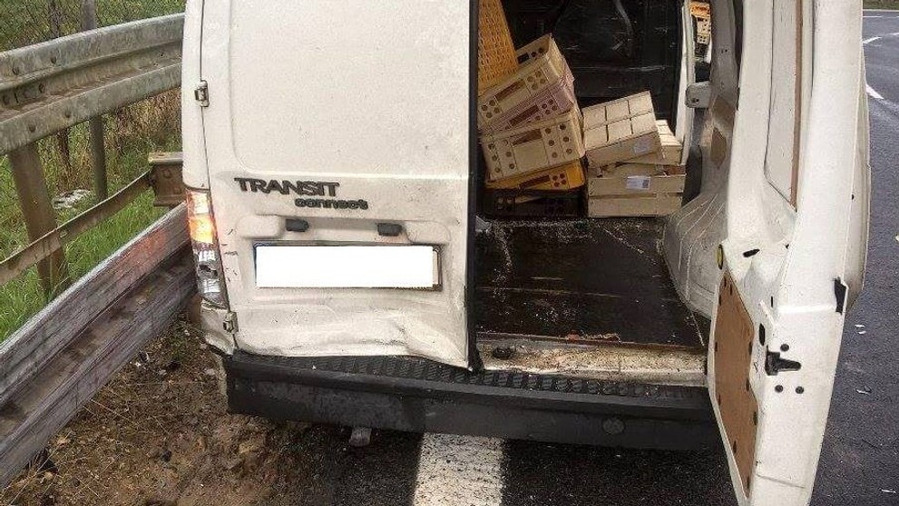Zranění policisty při vyšetřování nehody na Pražském okruhu - 2