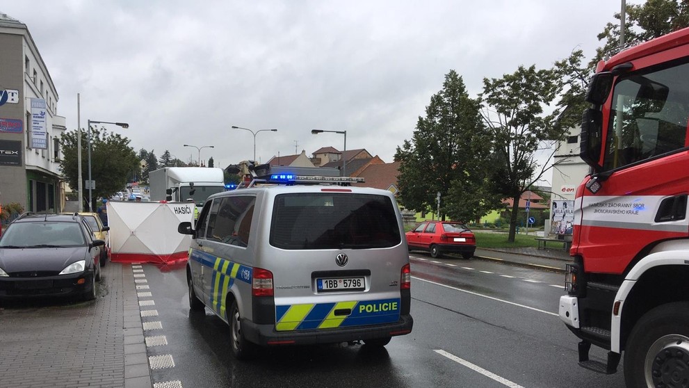 Kamion na Brněnsku srazil chodkyni - 3