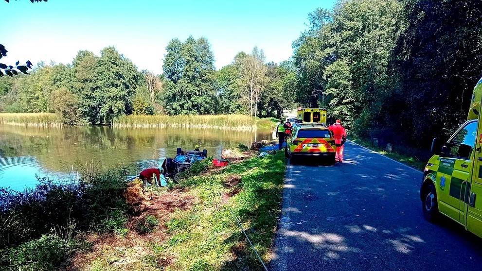 Dopravní nehoda na Strakonicku