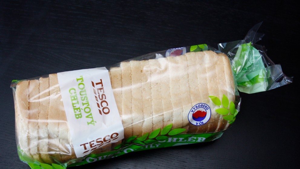 Test - toustový chléb - Tesco