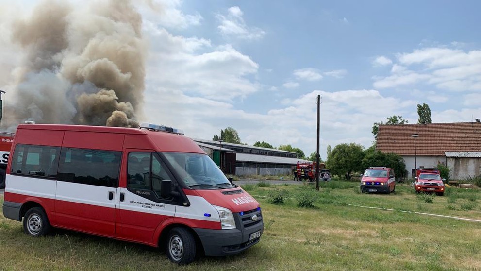 Požár průmyslové haly v Tursku - 3