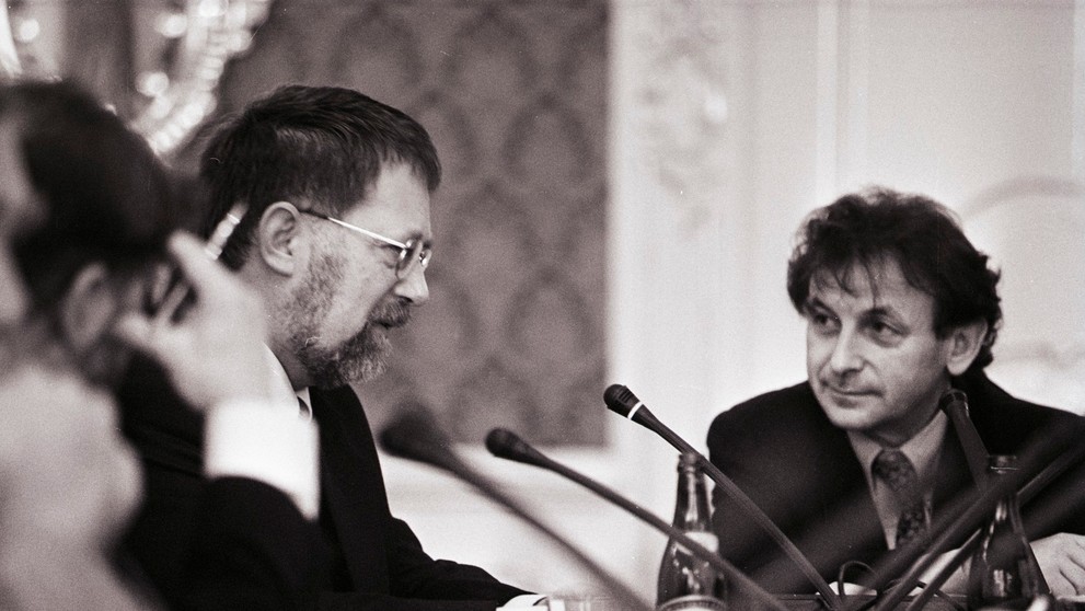 Jaroslav Bašta a Michael Žantovský, 8. 3. 1999