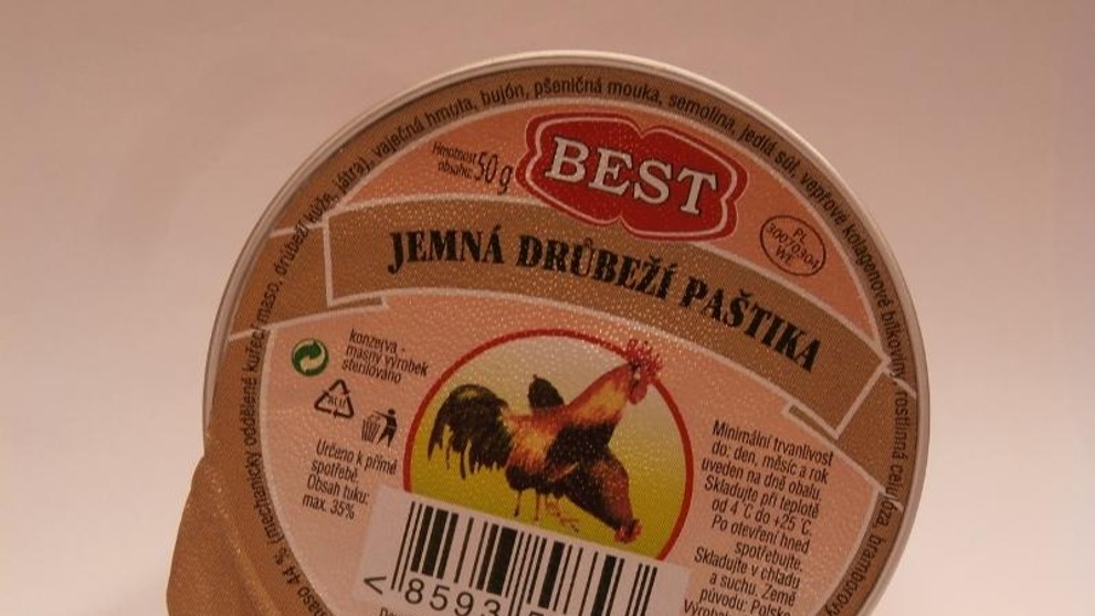 BEST Jemná drůbeží paštika