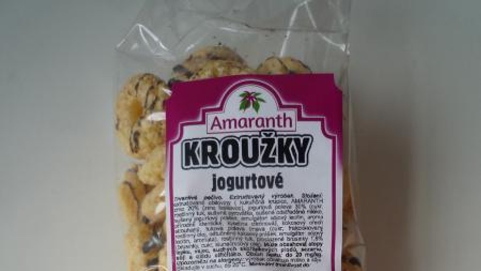 Potraviny na pranýři: Amaranth: Amaranth KROUŽKY jogurtové - 2