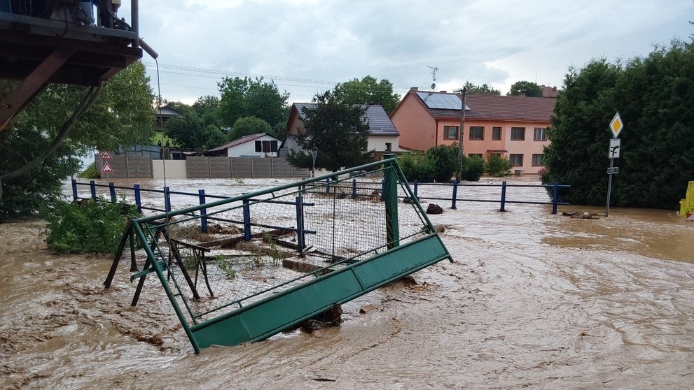 Bouře a bleskové povodně v Olomouckém kraji (4)