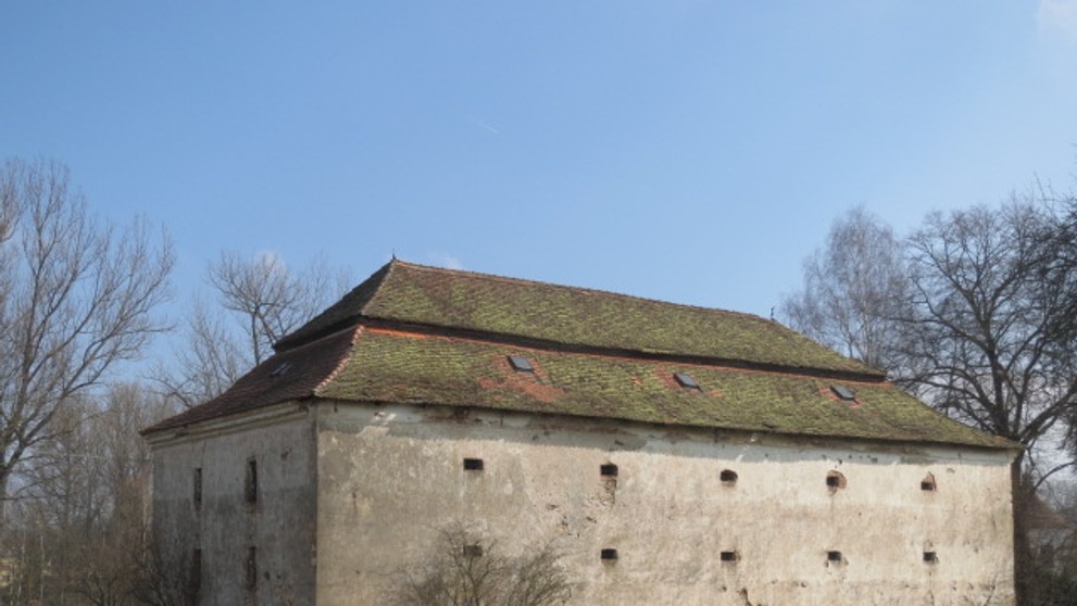 Bezprizorní státní majetek - sýpka v Měcholupech u Předslavi.