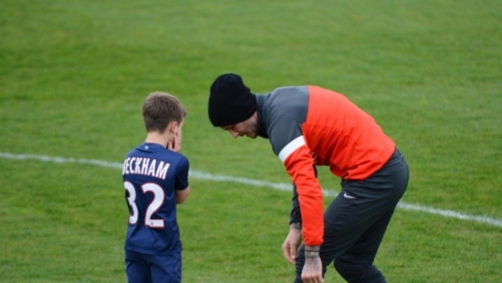 Beckhamovi synové na tréninku PSG - 9