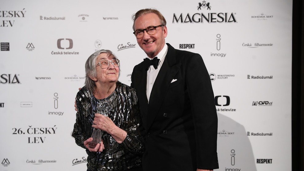 Věra Plívová-Šimková a Ondřej Havelka, 23. 3. 2019 Výroční filmové ceny Český lev