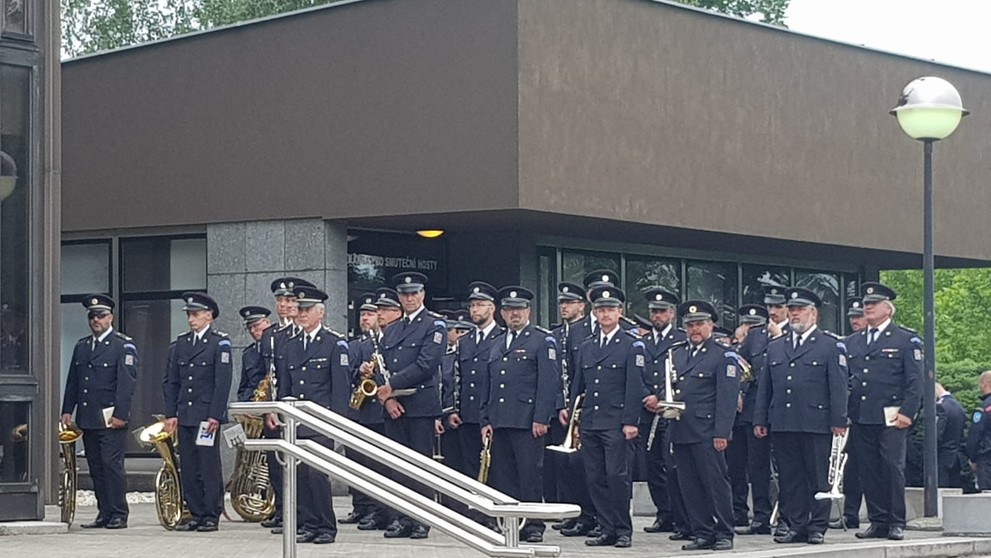 Rozloučení s policistou, který zemřel při autonehodě - 2