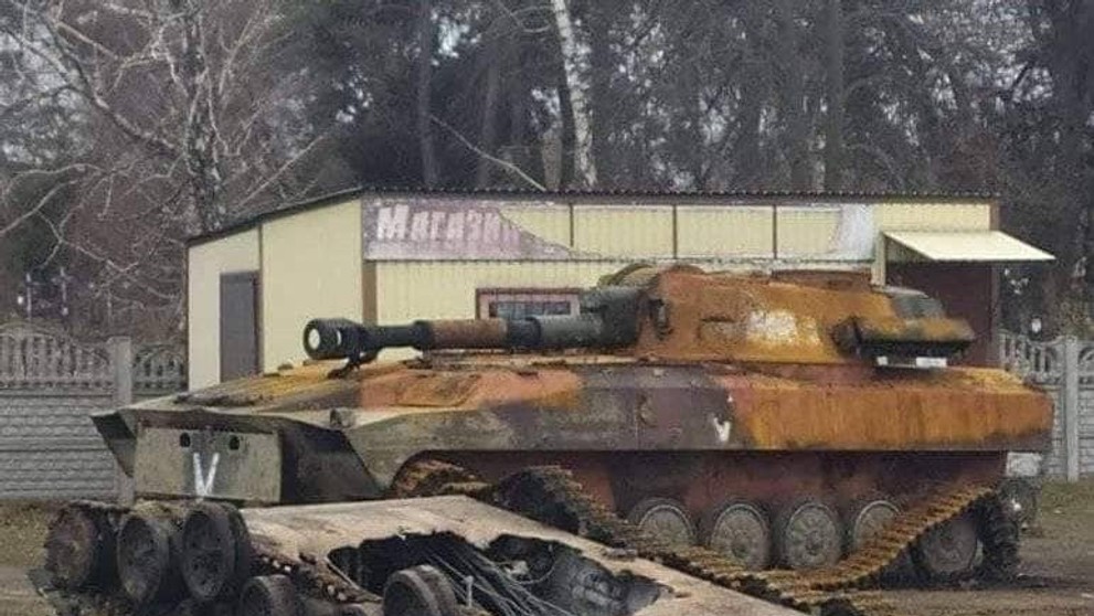 Zničená ruská technika