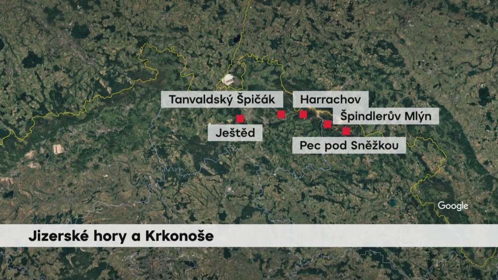 Jizerské hory a Krkonoše