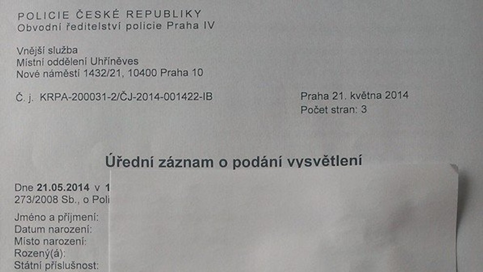 Co hrabě zveřejnil? - 2