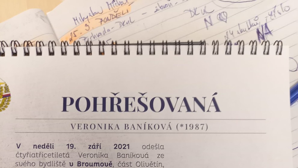 Pohřešovaná Veronika Baníková