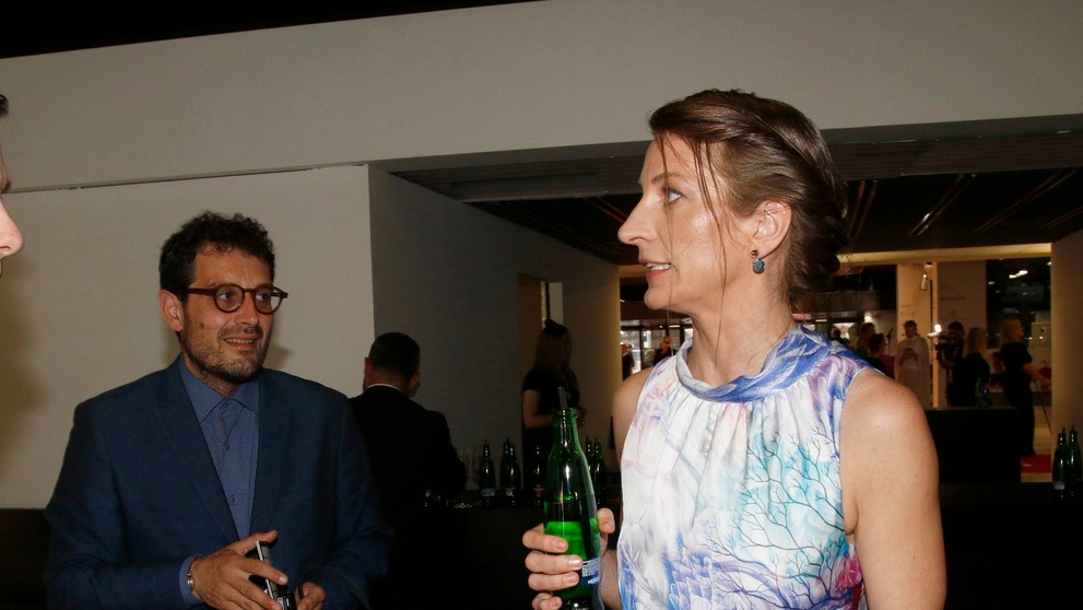 Anna Polívková a její manžel Giuseppe na filmovém festivalu ve Varech