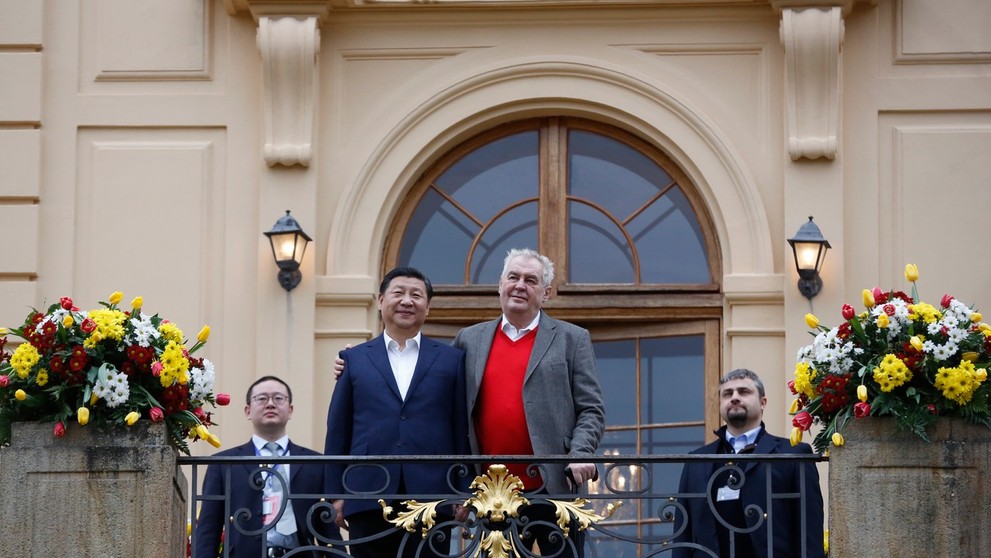 Čínský prezident na Pražském hradě