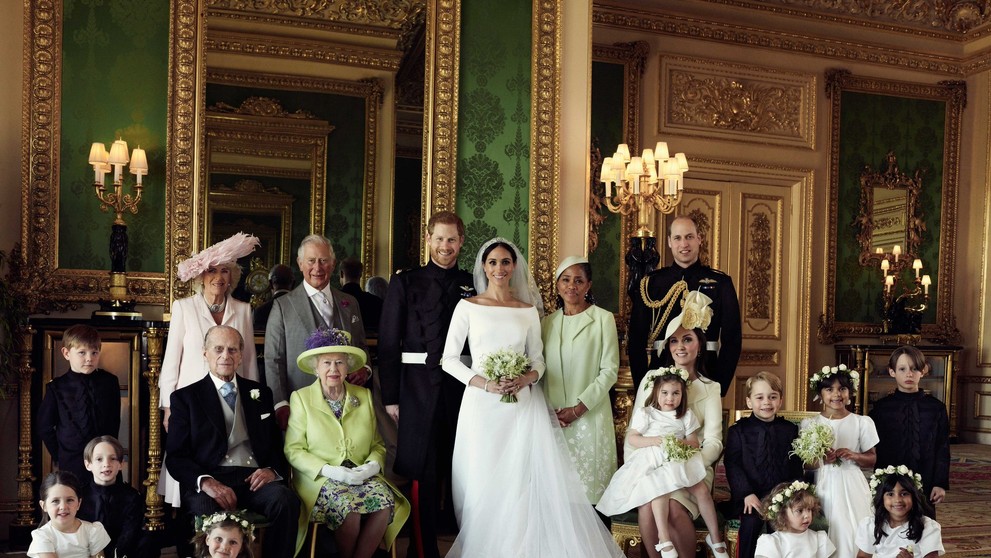 Oficiální svatební foto prince Harryho a Meghan