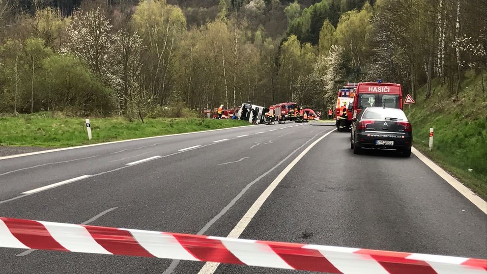 U Boče se převrátila cisterna - 2