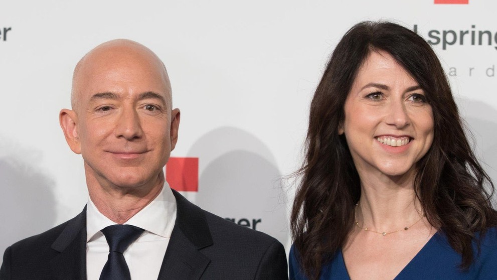 Jeff Bezos s manželkou MacKenzie