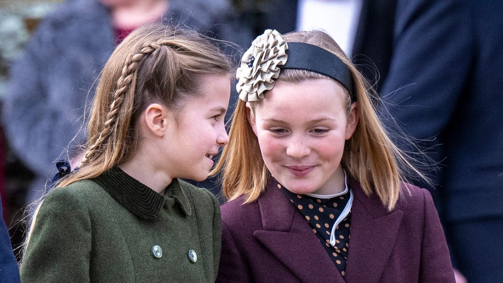 Princezna Charlotte a Mia Tindallová v Sandringham Estate