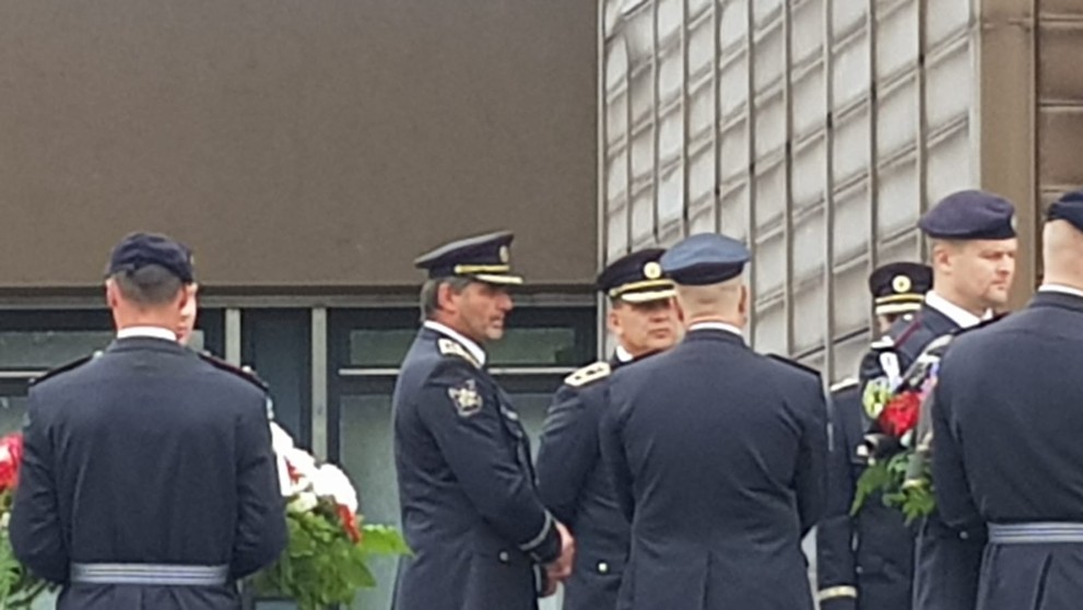 Rozloučení s policistou, který zemřel při autonehodě - 3