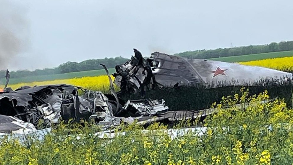 Ukrajinské letectvo sestřelilo Rusku taktický bombardér Tu-22M3 (1)