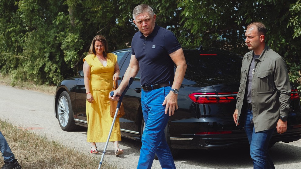 Robert Fico na kontrole sklizně (1)