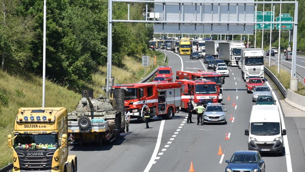 Tank na Pražském okruhu