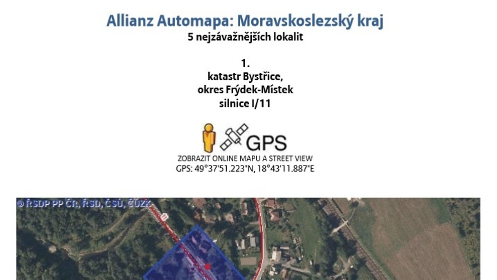 Silnice smrti v Moravskoslezském kraji - 1