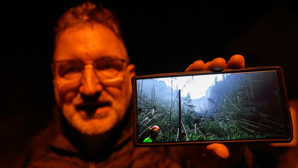 Při bouřce v Saském Švýcarsku zahynul muž
