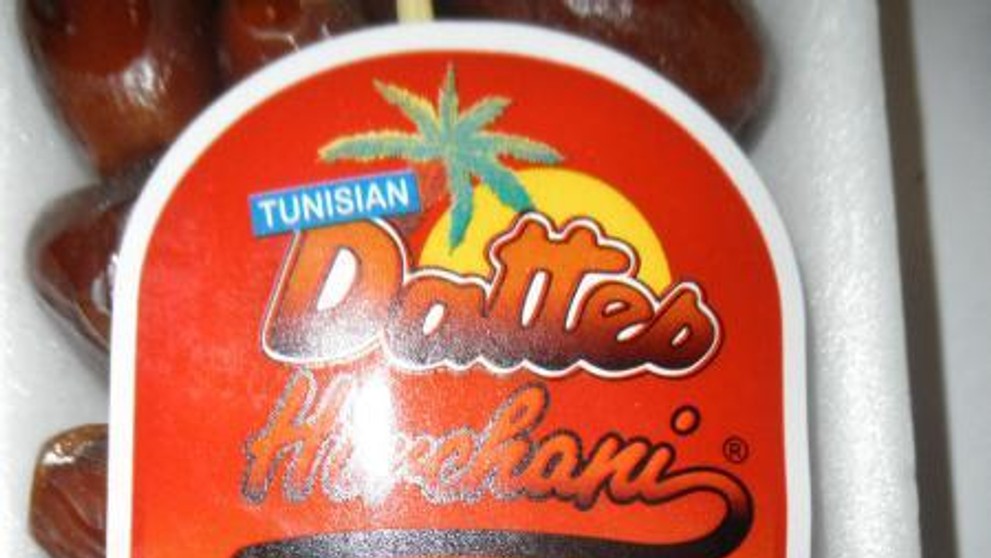 Tesco: Tunisian Dates - datle proslazené s peckou - 2