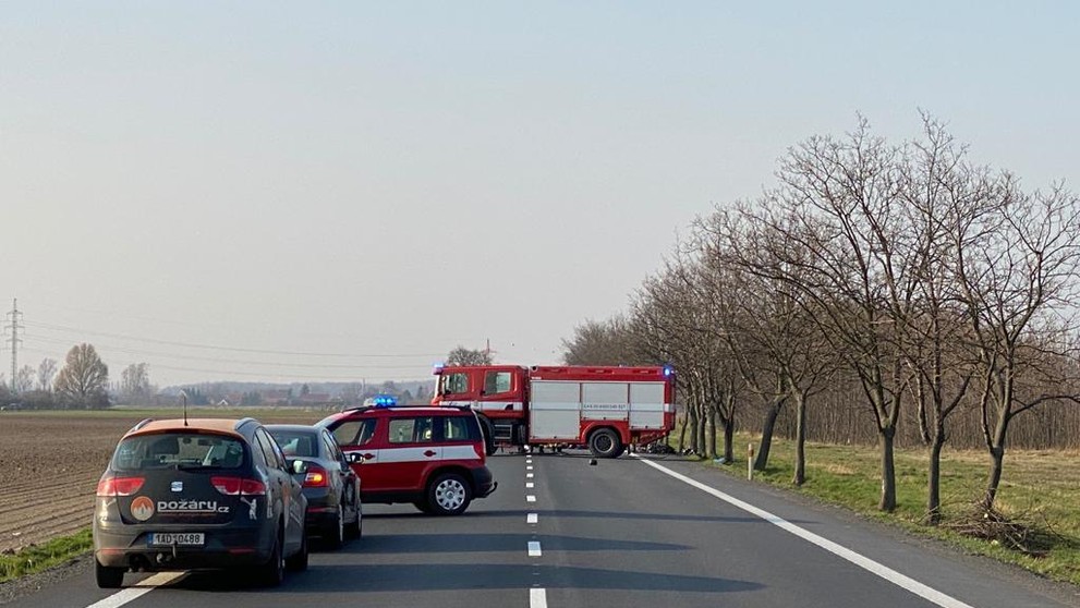 Nehoda dvou motocyklů u Poděbrad - 3