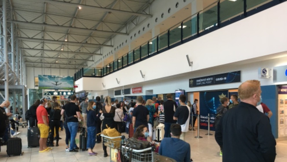 Odběrové místo na Letišti Václava Havla - 3