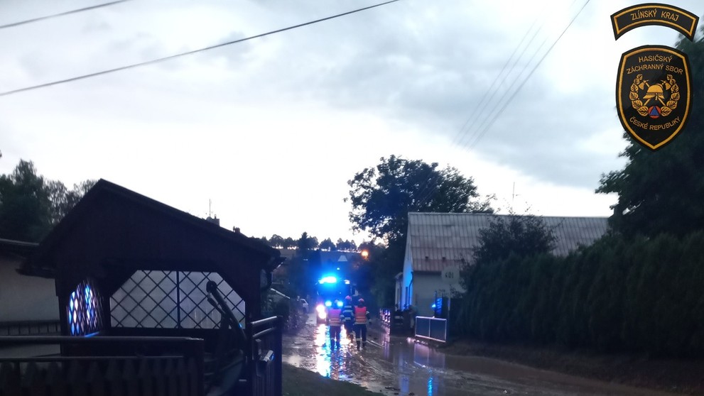 Následky bouřek ve Zlínském kraji