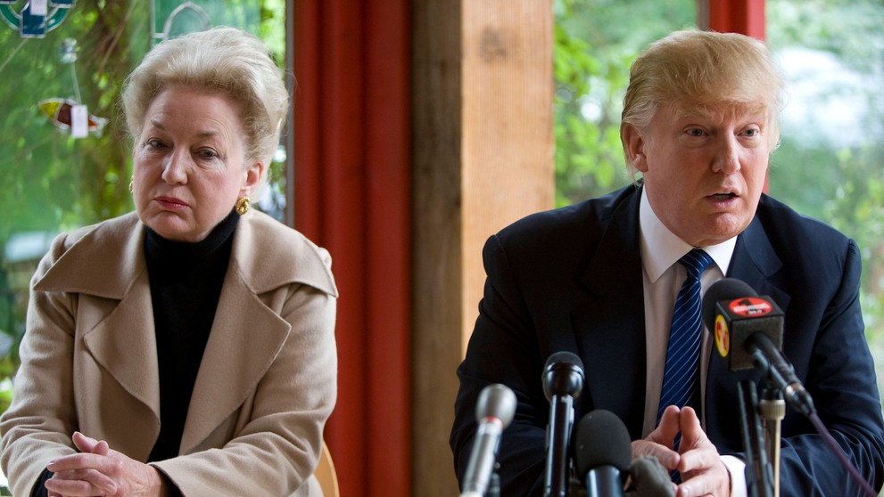 Donald Trump a jeho sestra Maryanne Trump Barryová (2)